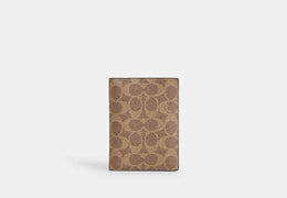 Passport Card Case In Signature Canvas