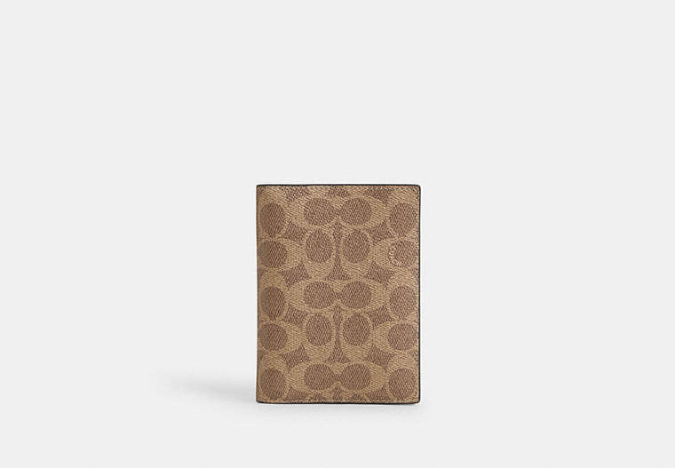 Passport Card Case In Signature Canvas