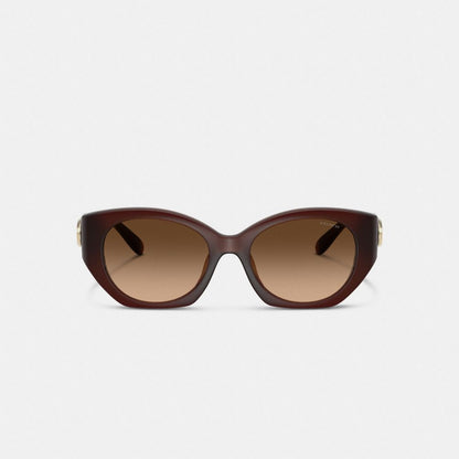 Maxi Sculpted C Oval Sunglasses