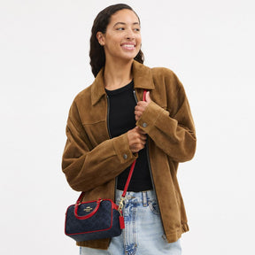 Satchel Crossbody Bag In Signature Canvas