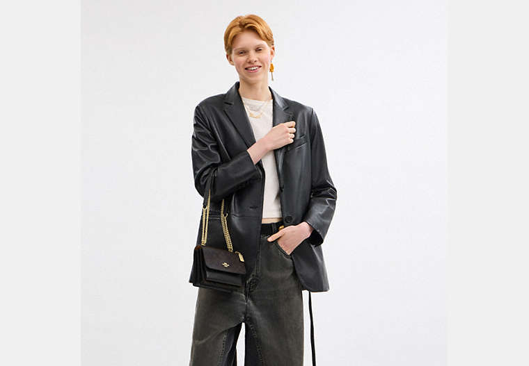 Mini Klare Crossbody Bag In Signature Canvas