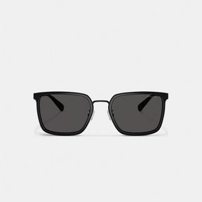 C Hardware Metal Square Sunglasses