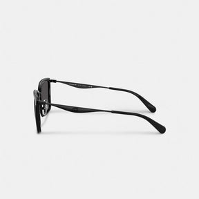 C Hardware Metal Square Sunglasses