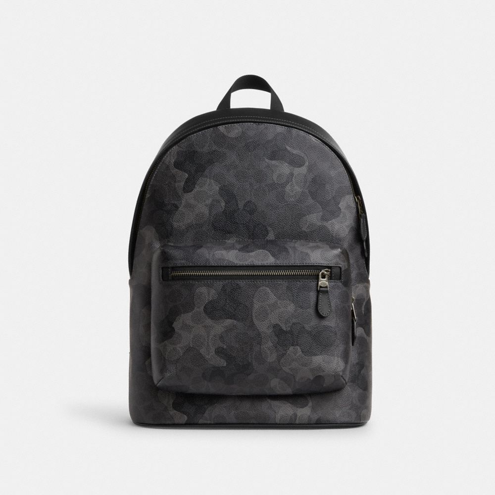 West Backpack In Signature Camo Print