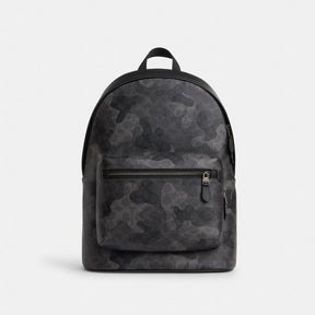 West Backpack In Signature Camo Print