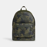 West Backpack In Signature Camo Print