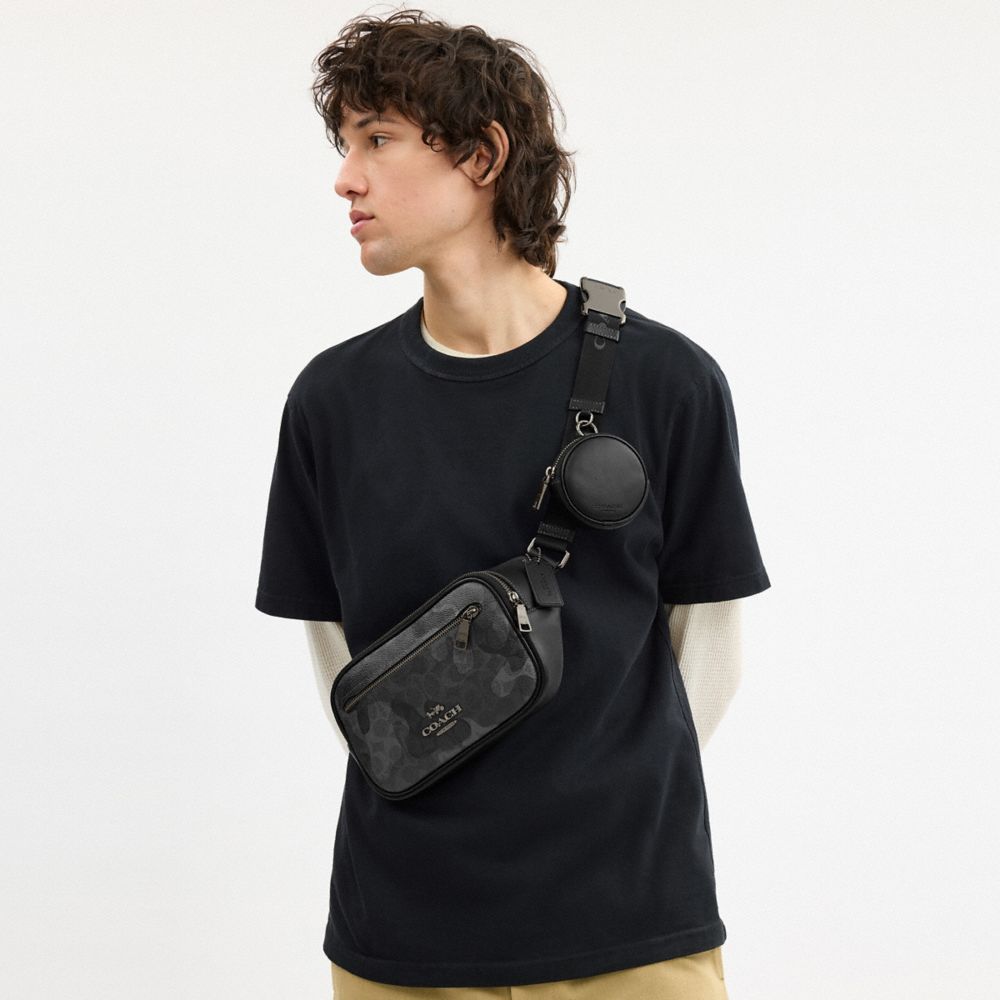 Elias Belt Bag In Signature Camo Print