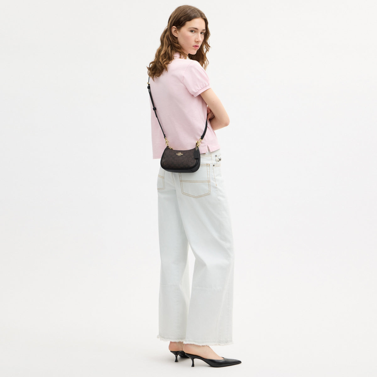 Teri Mini Crossbody Bag In Signature Canvas