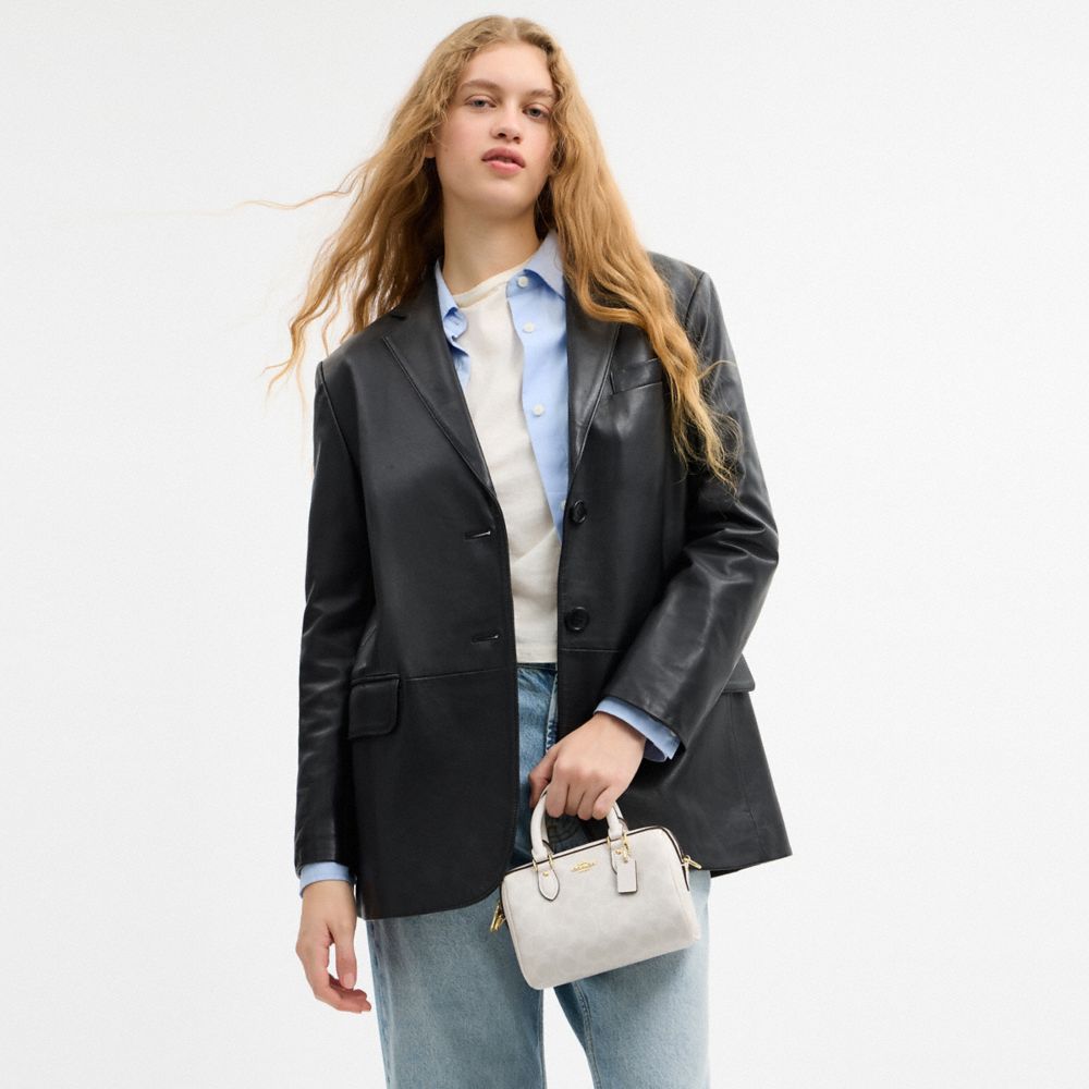 Mini Rowan Crossbody Bag In Signature Canvas