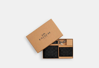 Boxed 3-In-1 Wallet Gift Set In Signature Canvas