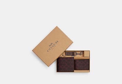 Boxed 3-In-1 Wallet Gift Set In Signature Canvas