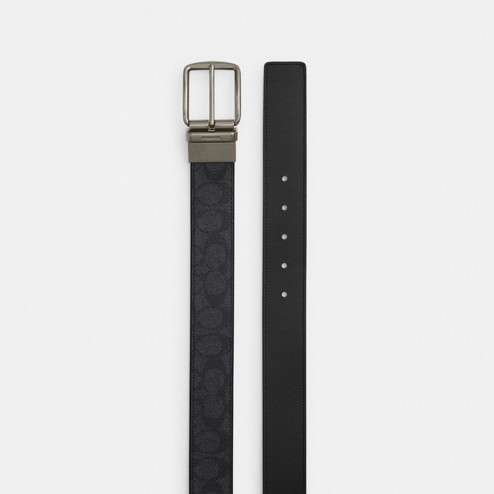 Boxed Card Case And Belt Set In Signature Canvas