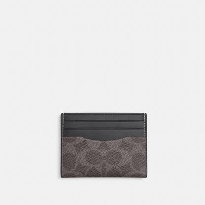 Slim Id Card Case In Signature Camo Print