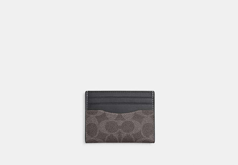 Slim Id Card Case In Signature Canvas