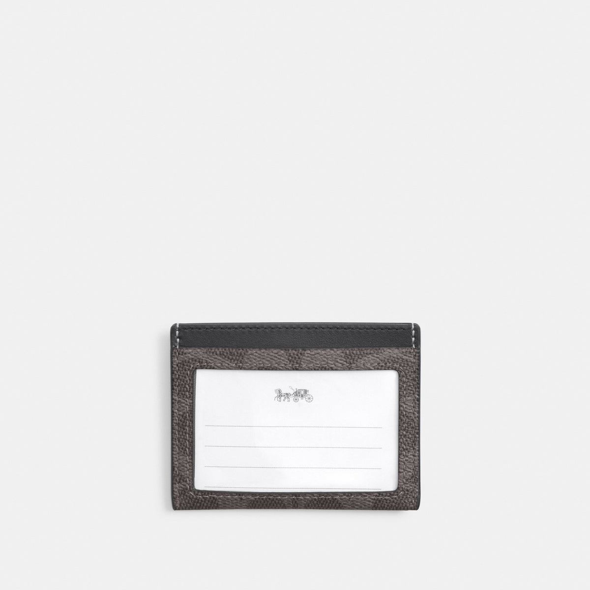 Slim Id Card Case In Signature Camo Print