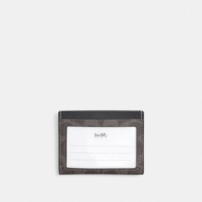 Slim Id Card Case In Loved Leather
