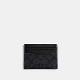 Slim Id Card Case In Signature Canvas