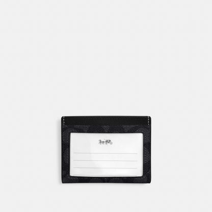 Slim Id Card Case In Signature Camo Print