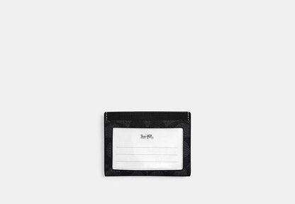 Slim Id Card Case In Signature Canvas