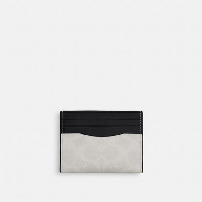 Slim Id Card Case In Signature Canvas