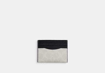 Slim Id Card Case In Signature Canvas