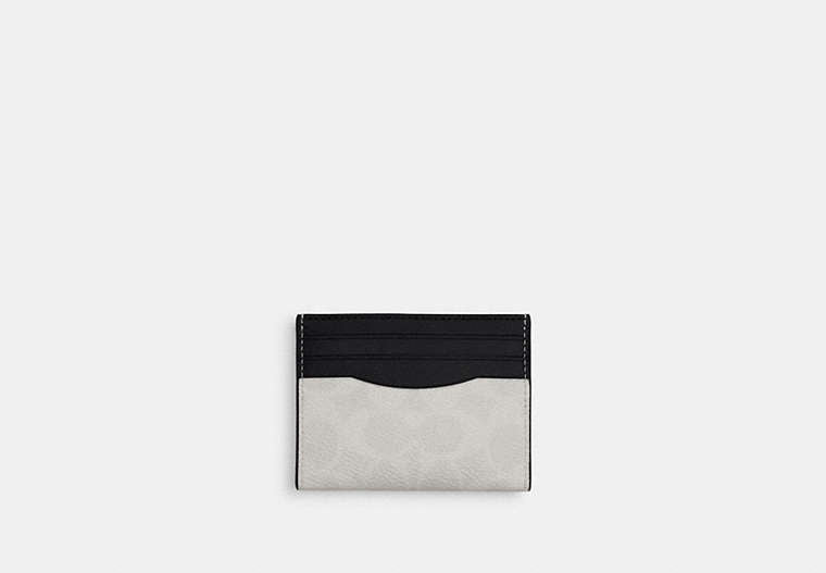 Slim Id Card Case In Signature Canvas