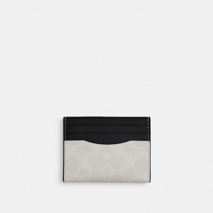 Slim Id Card Case In Signature Camo Print