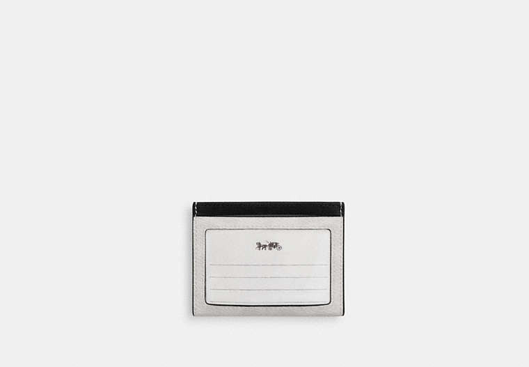 Slim Id Card Case In Signature Canvas