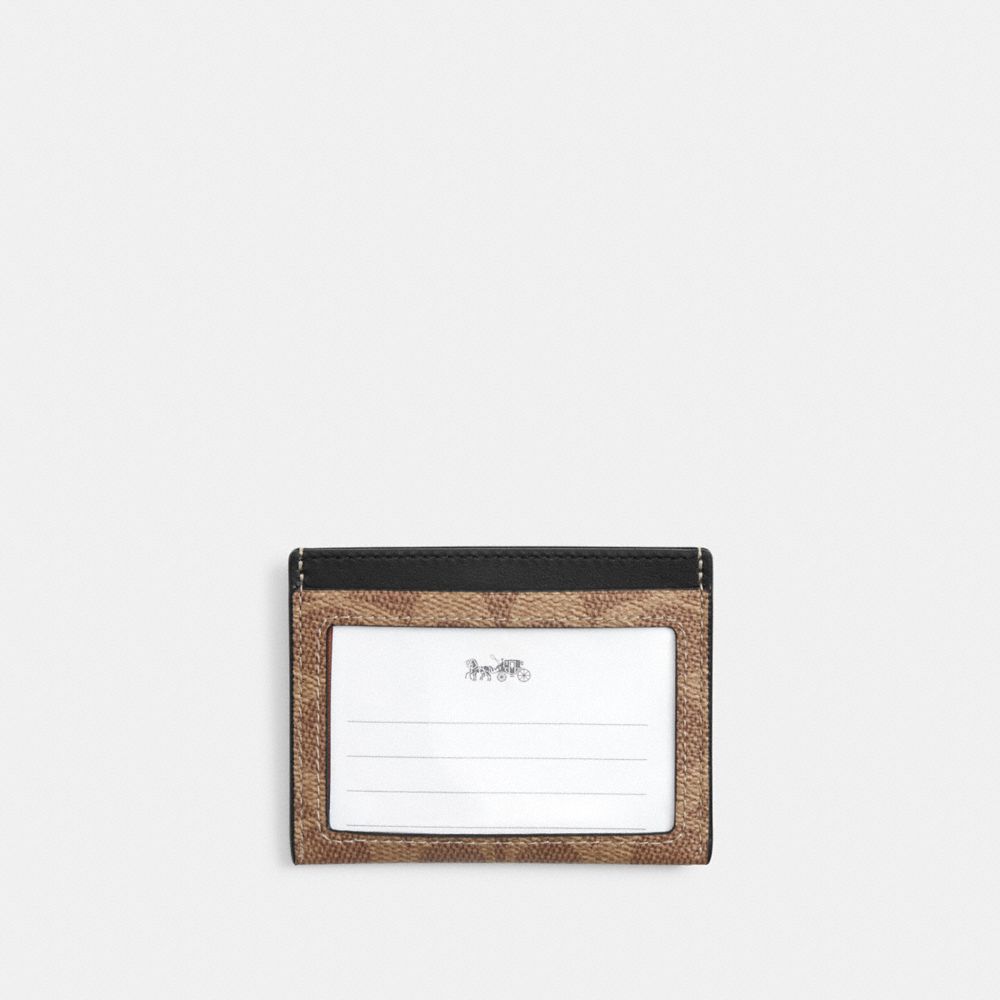 Slim Id Card Case In Loved Leather