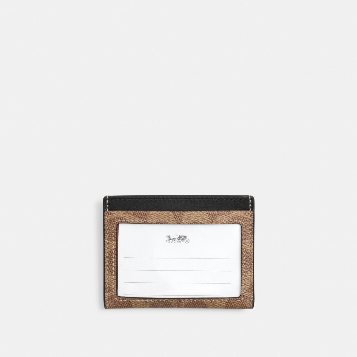Slim Id Card Case In Signature Camo Print