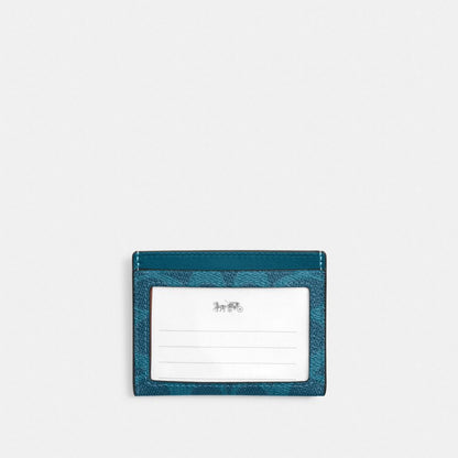 Slim Id Card Case In Loved Leather