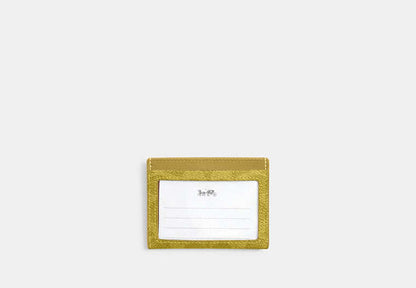 Slim Id Card Case In Signature Canvas