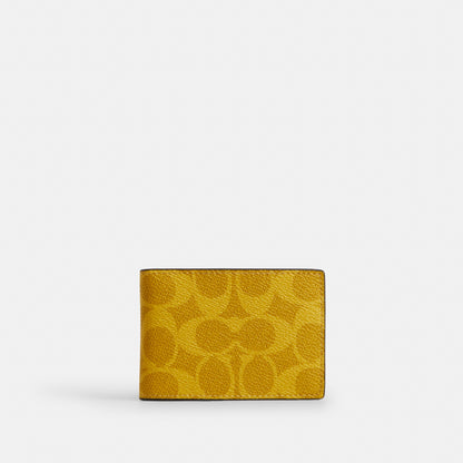 Compact Billfold Wallet In Signature Canvas