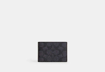 Compact Billfold Wallet In Signature Canvas