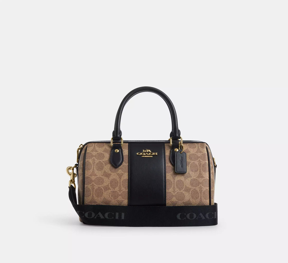 Coach Rowan Satchel Bag In Signature Canvas - Bags | Shop From The Mirage