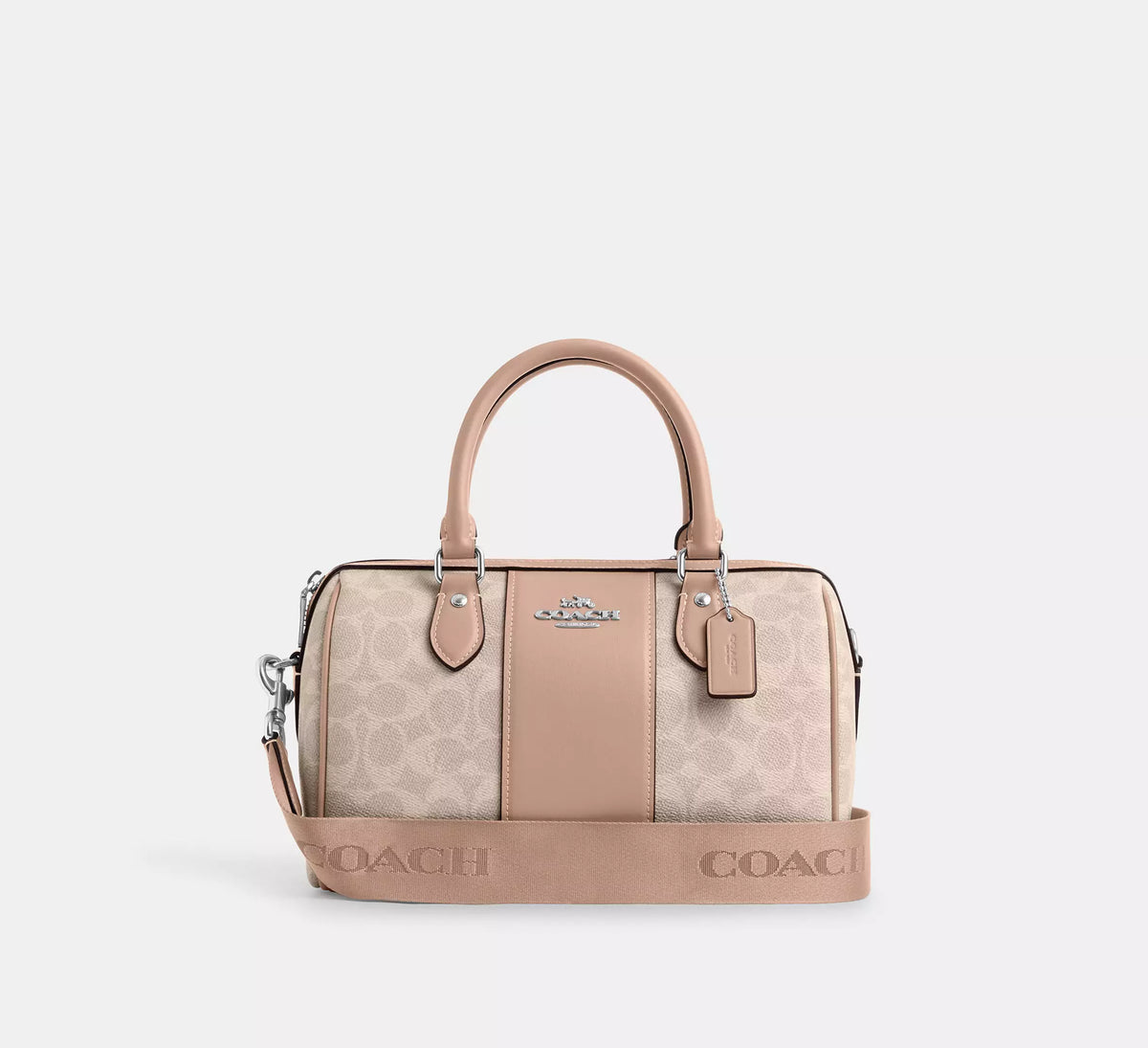 Coach Rowan Satchel Bag In Signature Canvas - Bags | Shop From The Mirage