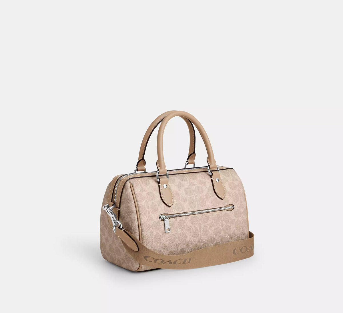 Coach Rowan Satchel Bag In Signature Canvas - Bags | Shop From The Mirage