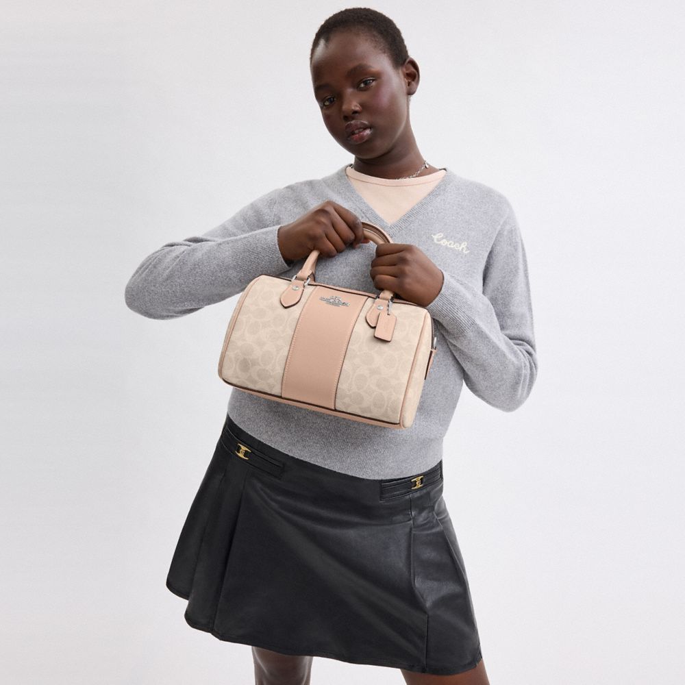 Rowan Satchel Bag In Signature Canvas
