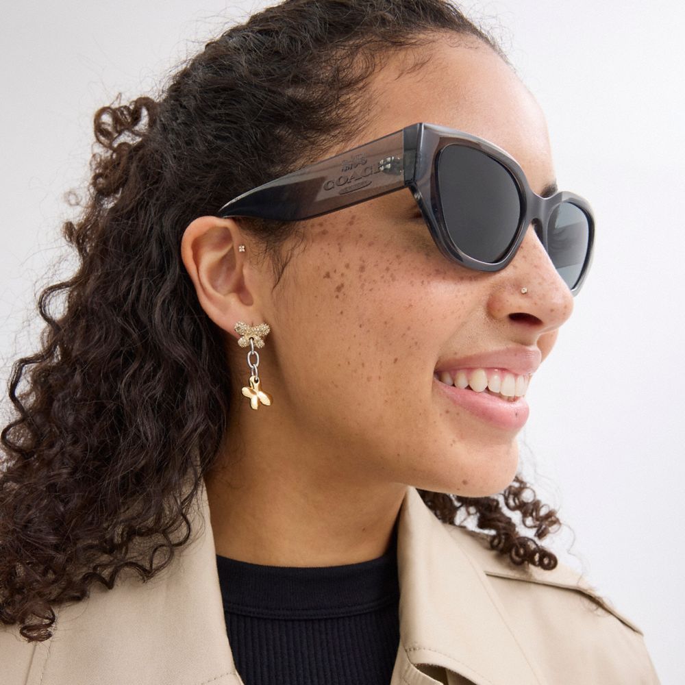 Geometric Cat Eye Sunglasses