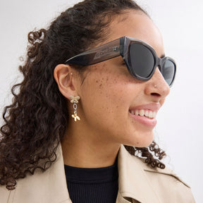 Geometric Cat Eye Sunglasses