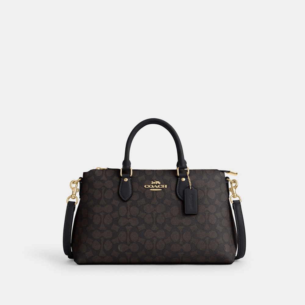 Georgia Satchel Bag In Signature Canvas