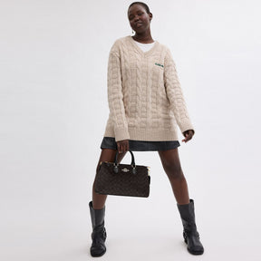 Georgia Satchel Bag In Signature Canvas
