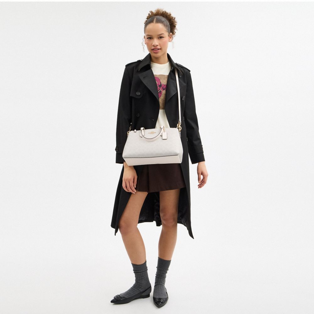 Georgia Satchel Bag In Signature Canvas