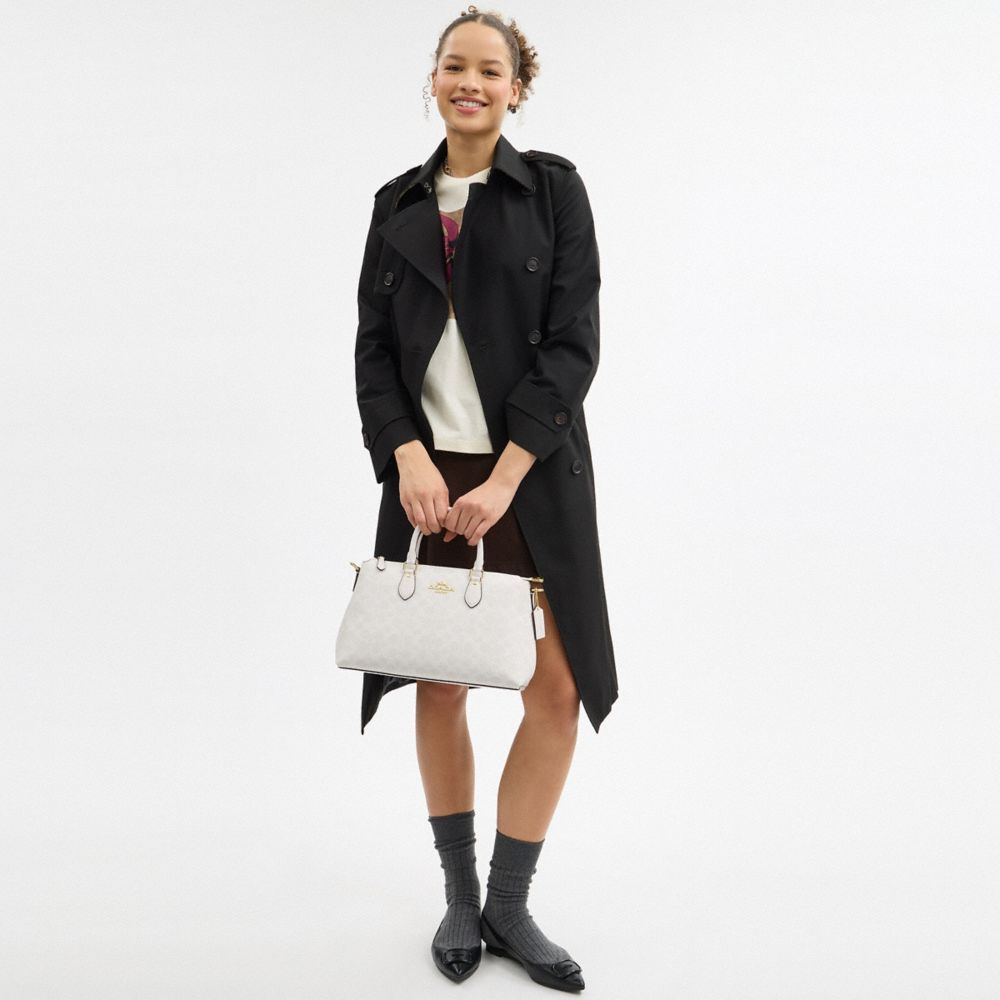 Georgia Satchel Bag In Signature Canvas