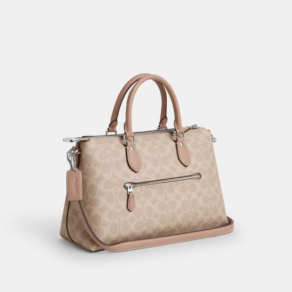 Georgia Satchel Bag In Signature Canvas