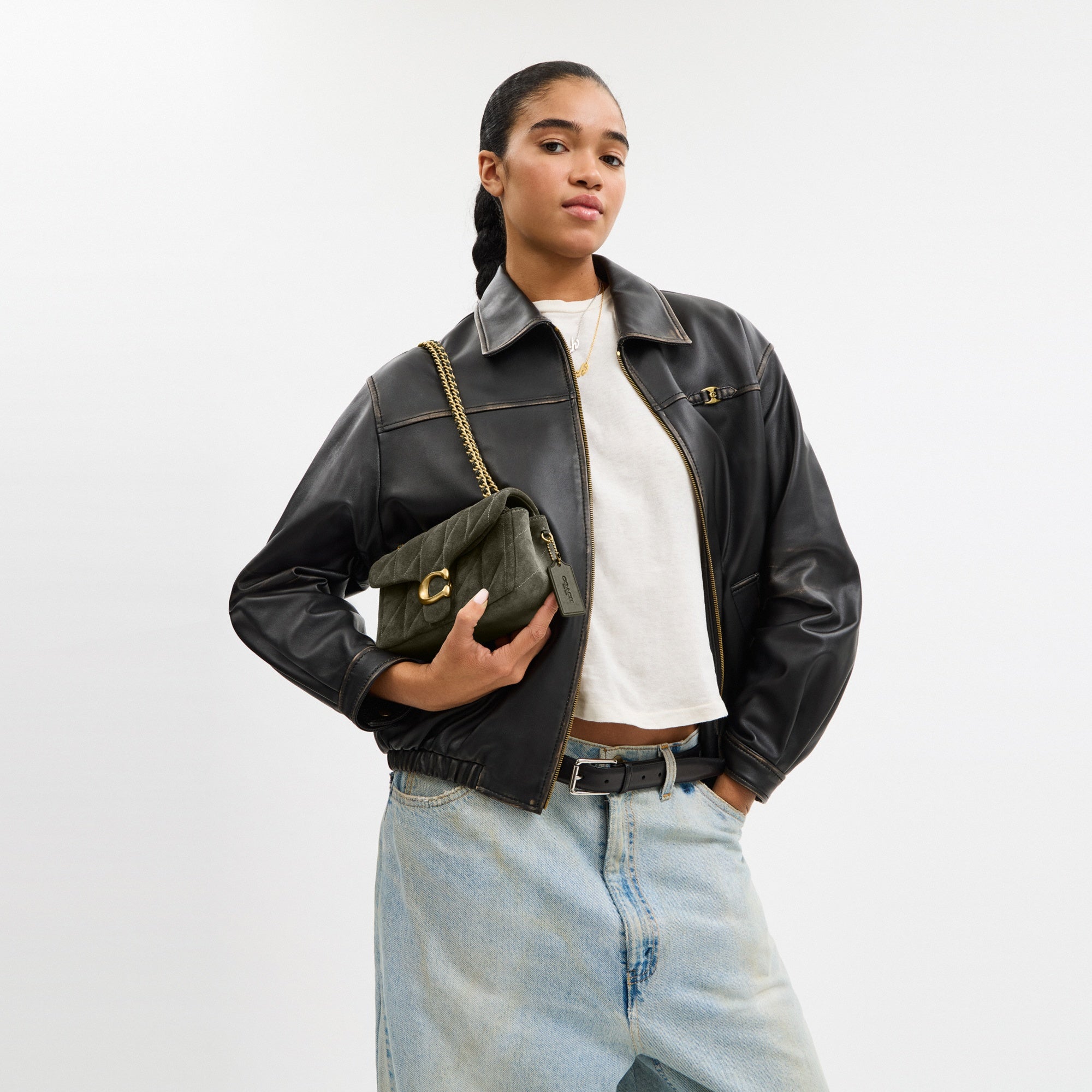 Tabby Shoulder Bag 20 With Quilting