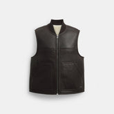 Reversible Shearling Vest