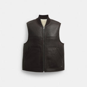 Reversible Shearling Vest