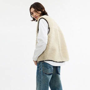Reversible Shearling Vest