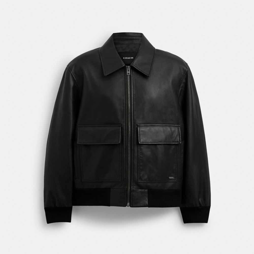 Leather Flight Jacket